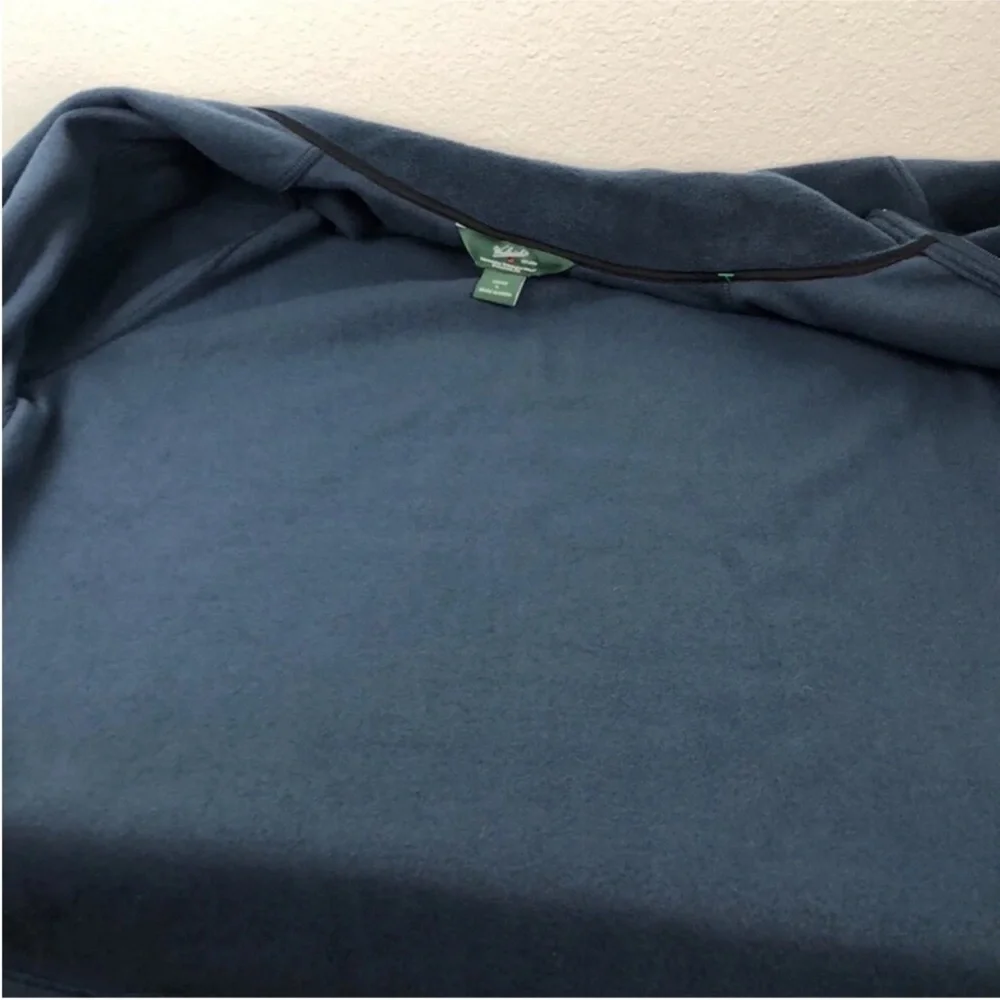 Woolrich Jacket Blue Fleece Full Zip Long Sleeves Men’s Size Large